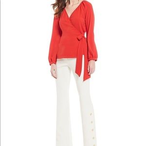 Beautiful Trina Turk Wrap Blouse